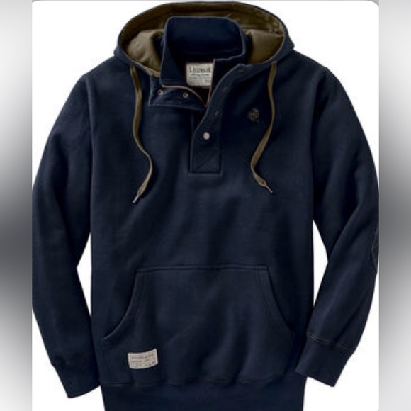 Legendary Whitetails Other - LEGENDARY HUNTING OUTFITTERS MEN’S TOUGH AS BUCK 1/4 ZIP ACTION HOODIE GREEN -XL